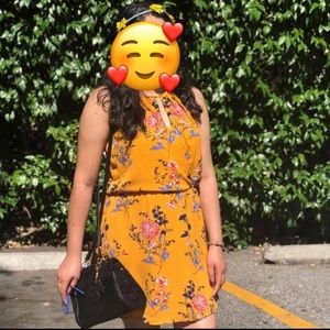 Beautiful yellow dress for bright day